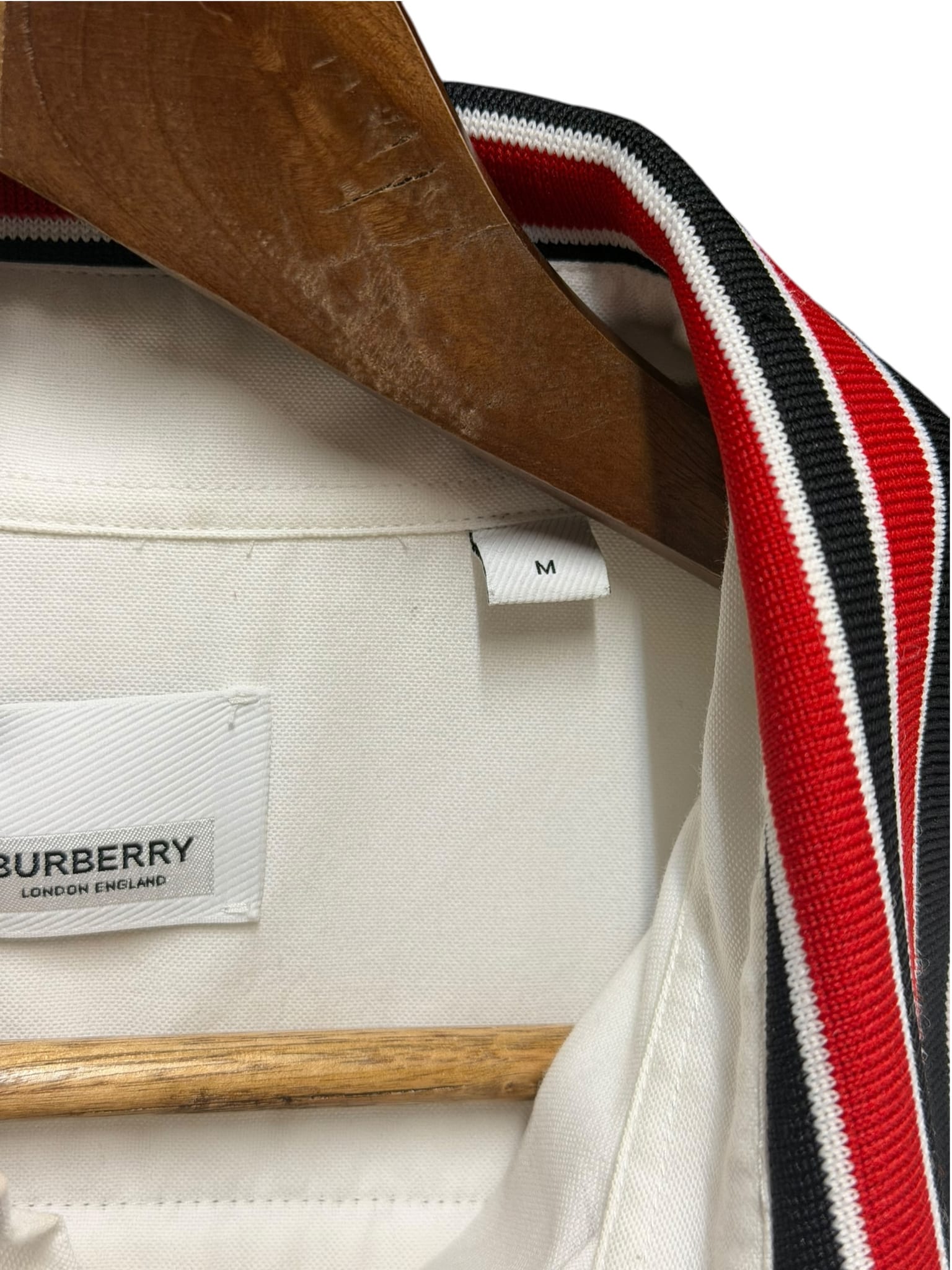 Burberry Vintage Patch Logo Button Down Shirt