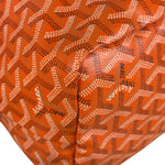 Goyard Saint Louis Orange Leather Tote Bag
