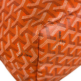 Goyard Saint Louis Orange Leather Tote Bag