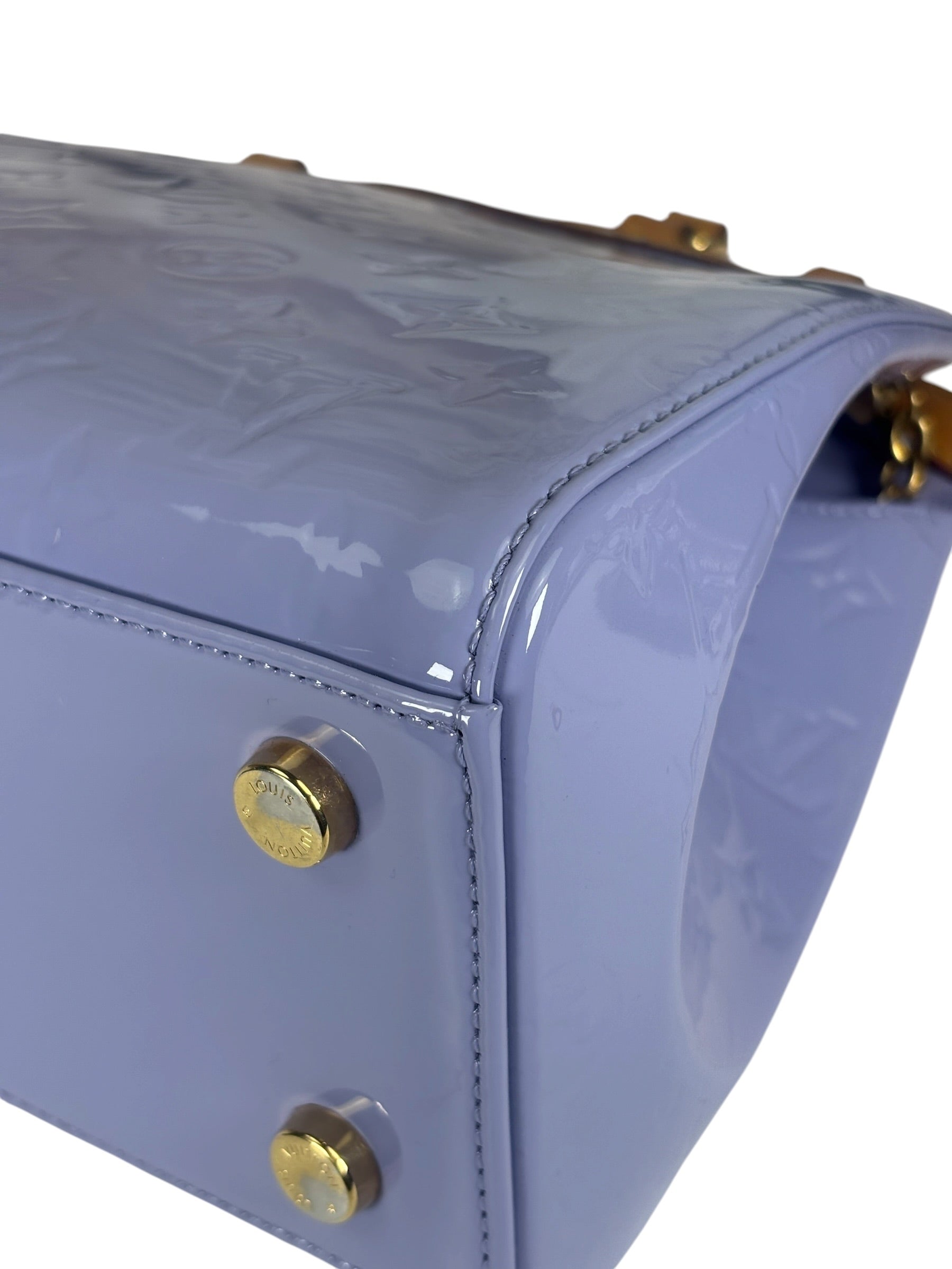 Louis Vuitton Purple Vernis Brea Two-Way Bag