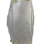 Miu Miu Vintage Pale Grey Vitello Leather Two-Way Bag