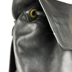 Coach black Leather Backpack