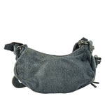 Balenciaga Denim Le Cagole Rhinestones Crossbody Bag