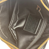Coach Black Poppy Liquid Gloss Leather Storypatch Hobo Bag