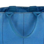 Prada Vintage Blue Canapa Canvas Tote