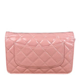 Chanel Pink Patent Quilted Wallet on Chain Bag 2012