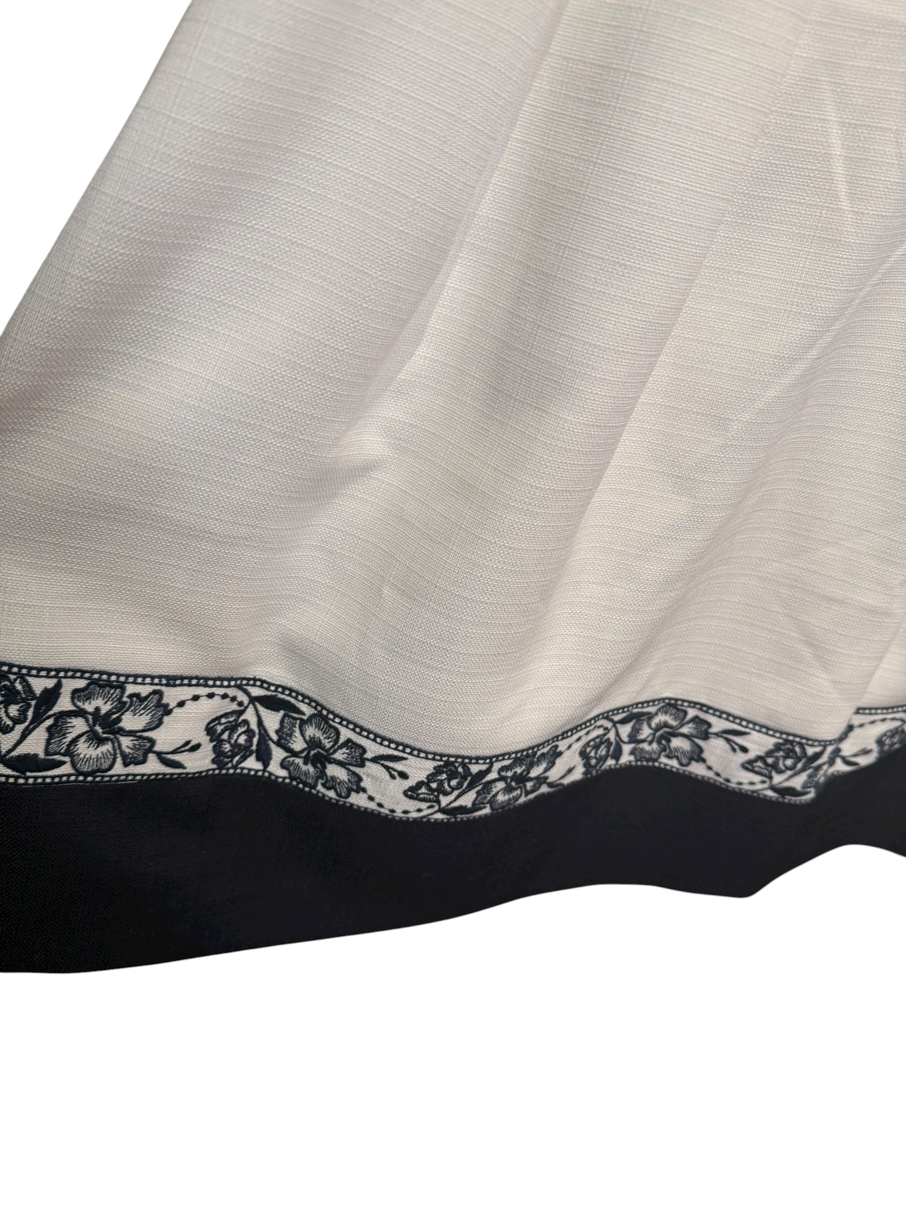 Laisse Passe White/Navy Short Dress