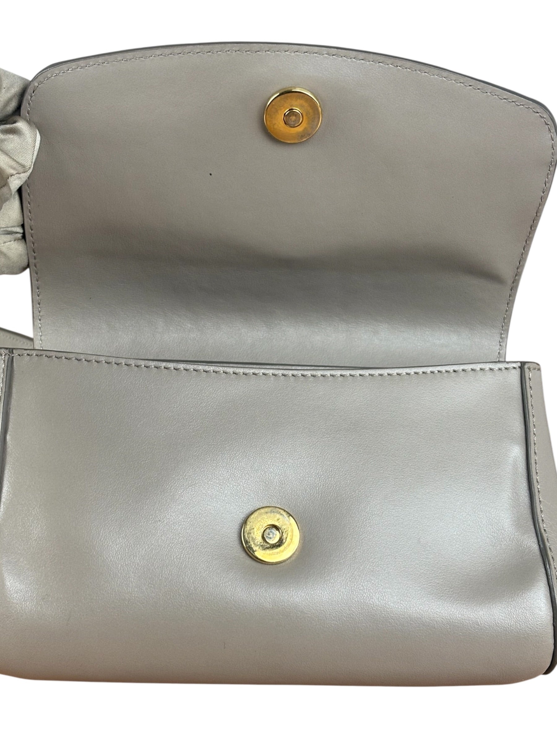 Chloe Beige Leather C Logo Waist Bag