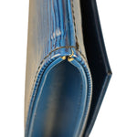Louis Vuitton Blue Epi Jena Clutch
