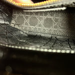 Dior Patent Cannage Mini Lady Dior Black