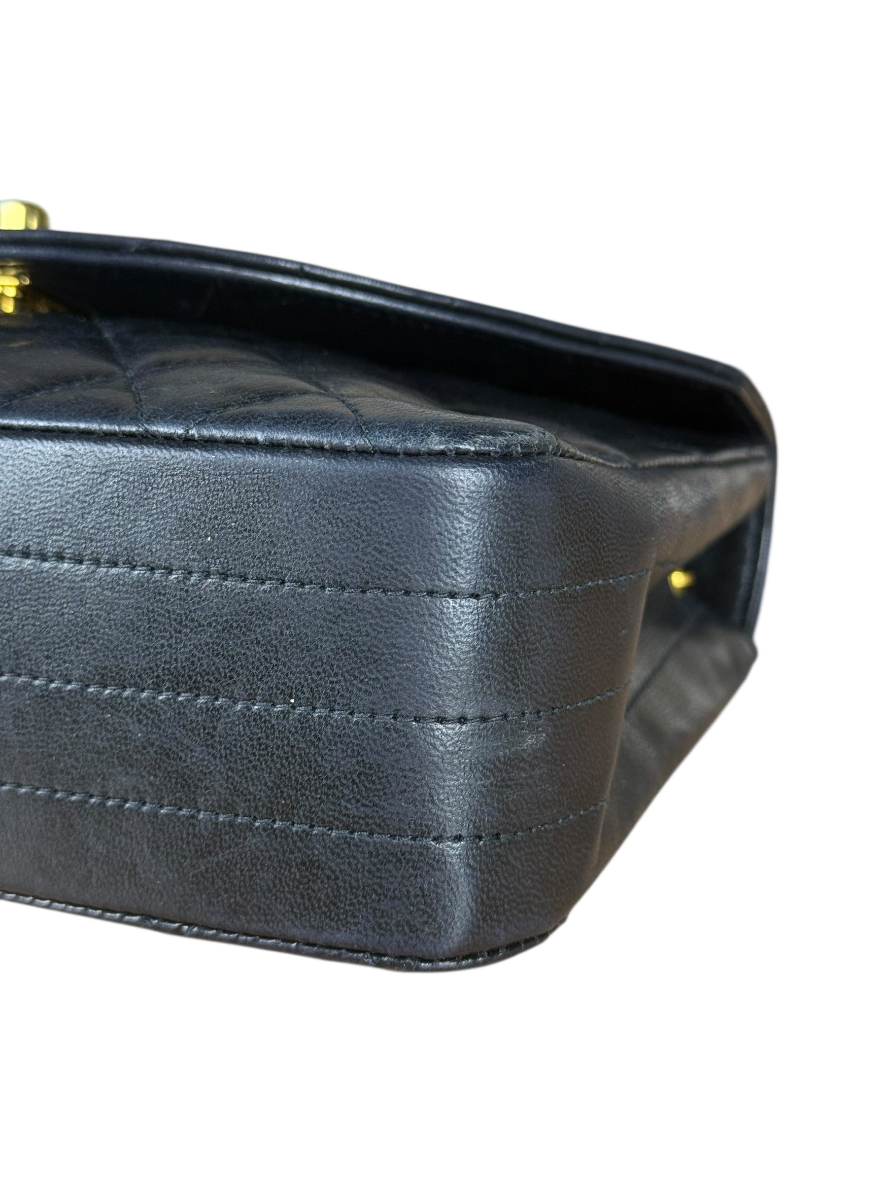 Chanel CC Black Classic Flap Bag 1988