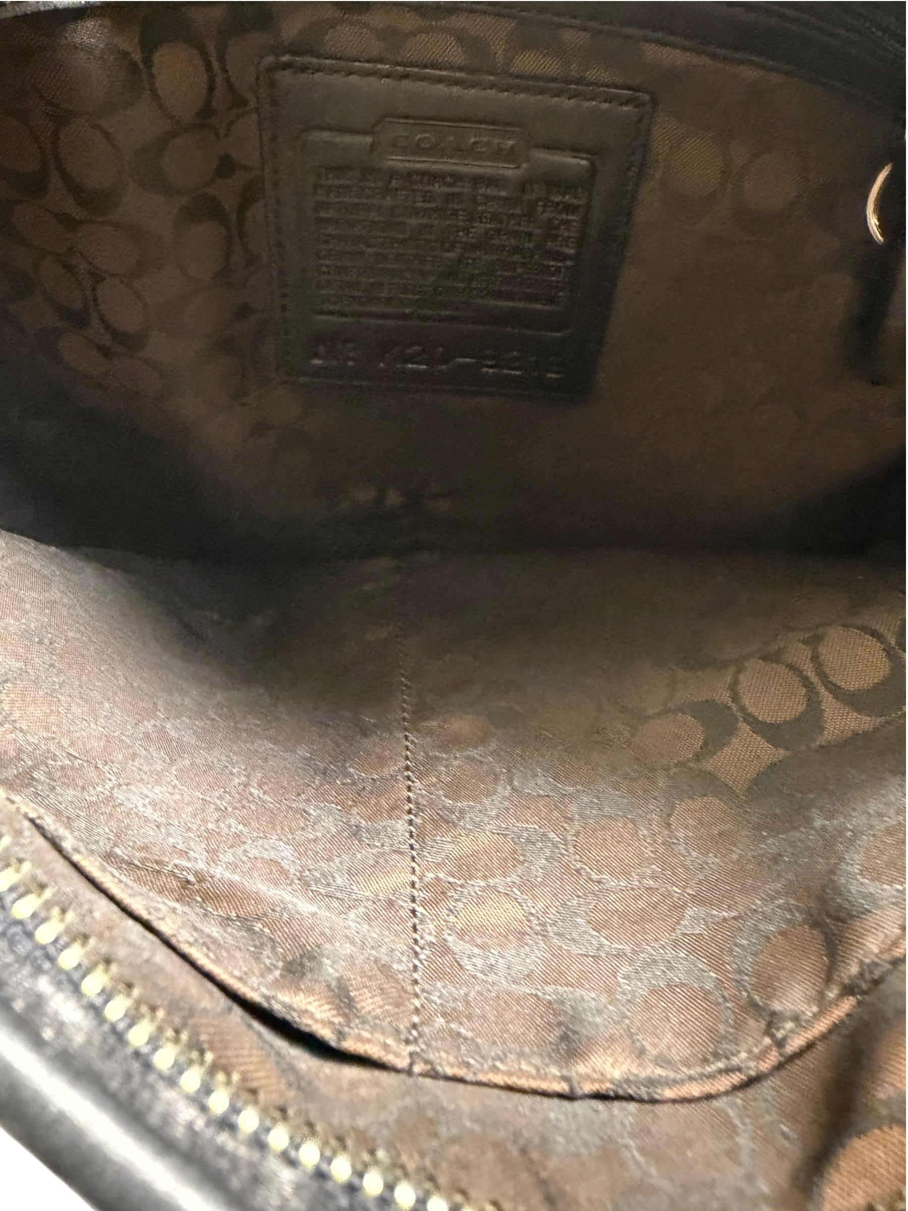 Coach Black Leather Ergo Hobo Bag