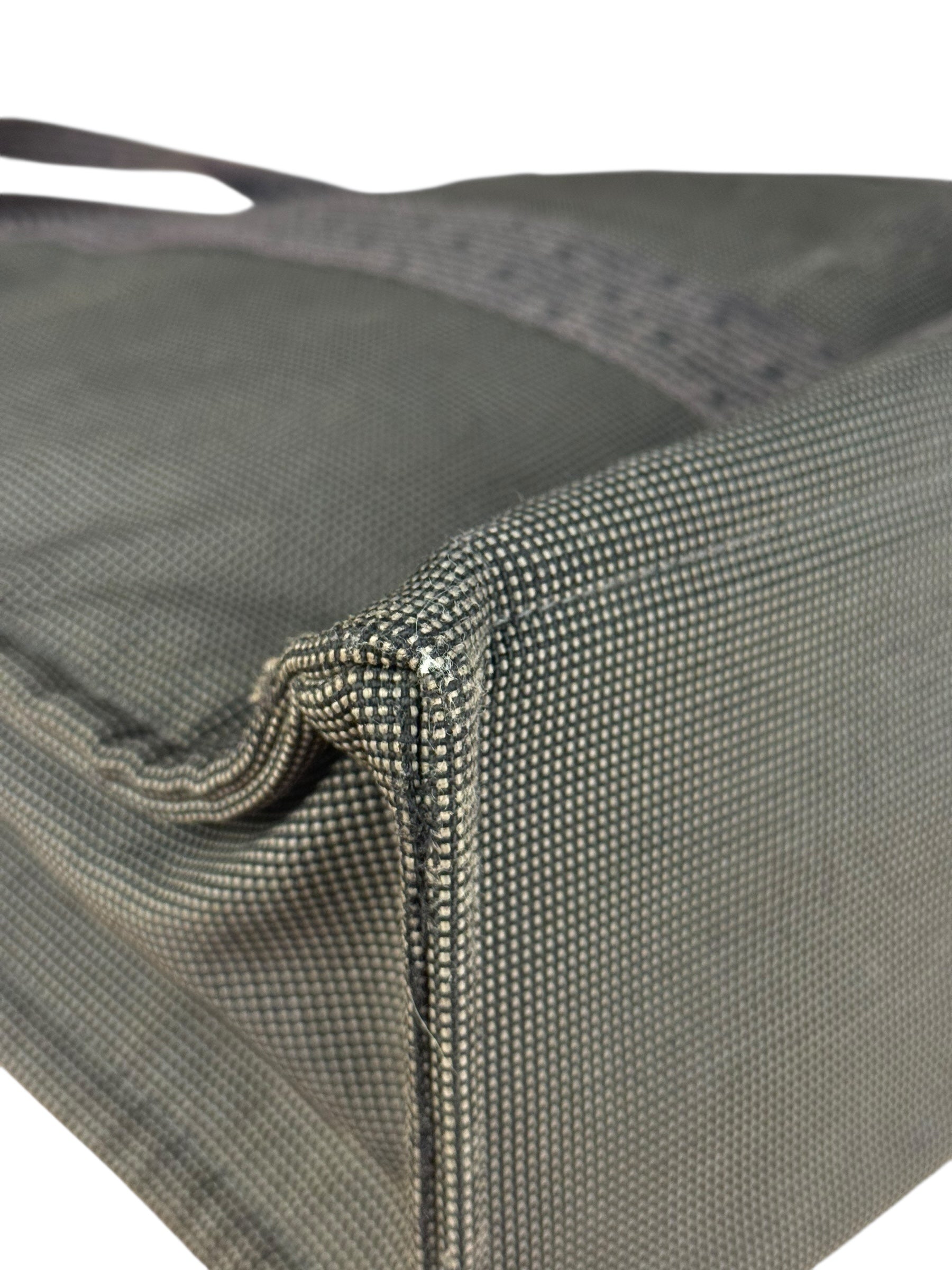 Hermes Herline Canvas Tote Grey