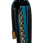 Gucci Turquoise Blue Guccissima Wallet On Chain