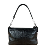 Balenciaga Le City Moto Black Leather Shoulder Pochette