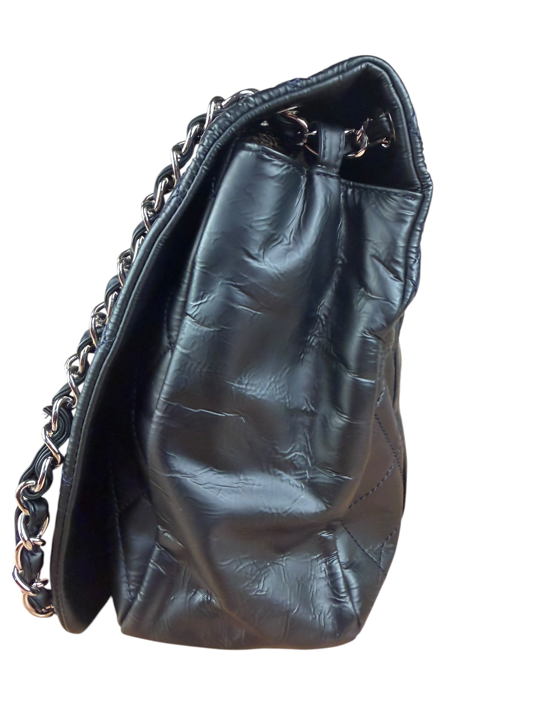 Chanel Black Leather Reissue 2.55 Flap Shoulder Bag 1999