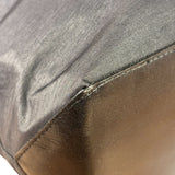 Burberry Grey Nylon/Leather Trim Tote