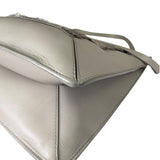 Jasonwu Grey Leather Lamb Fur Flap Tote