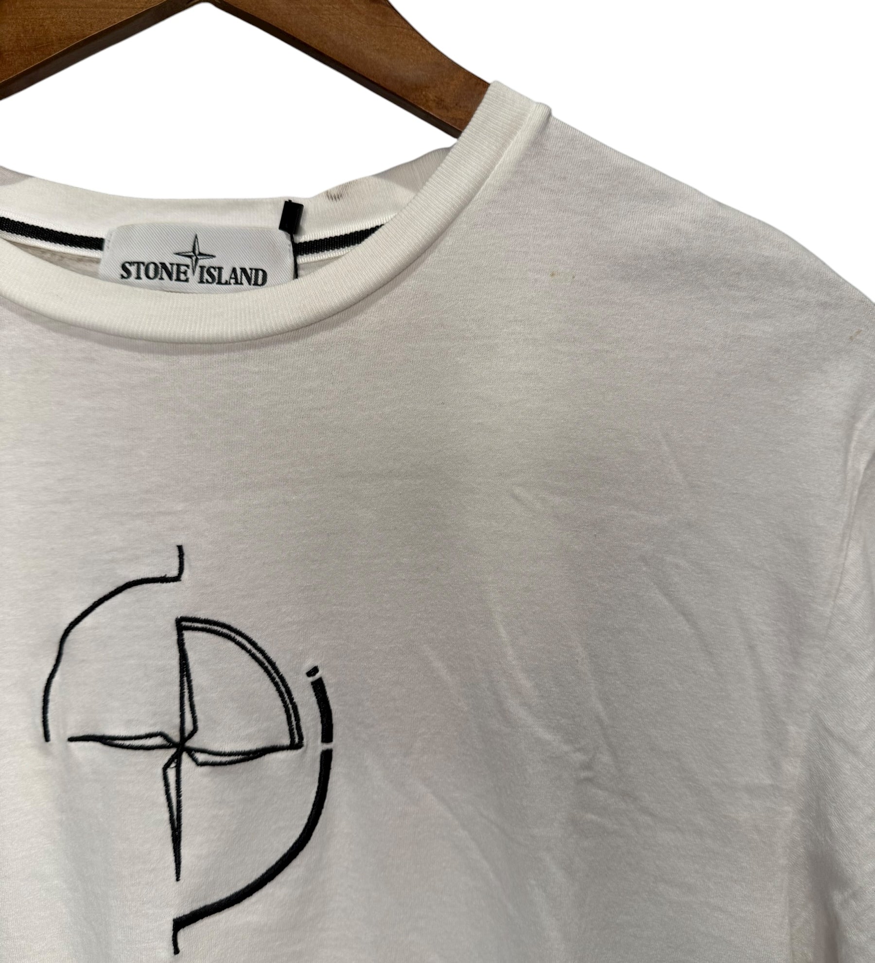 Stone Island Logo Short Sleeve T-Shirt