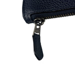 Coach Navy Pebbled Leather Laptop Case