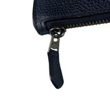 Coach Navy Pebbled Leather Laptop Case