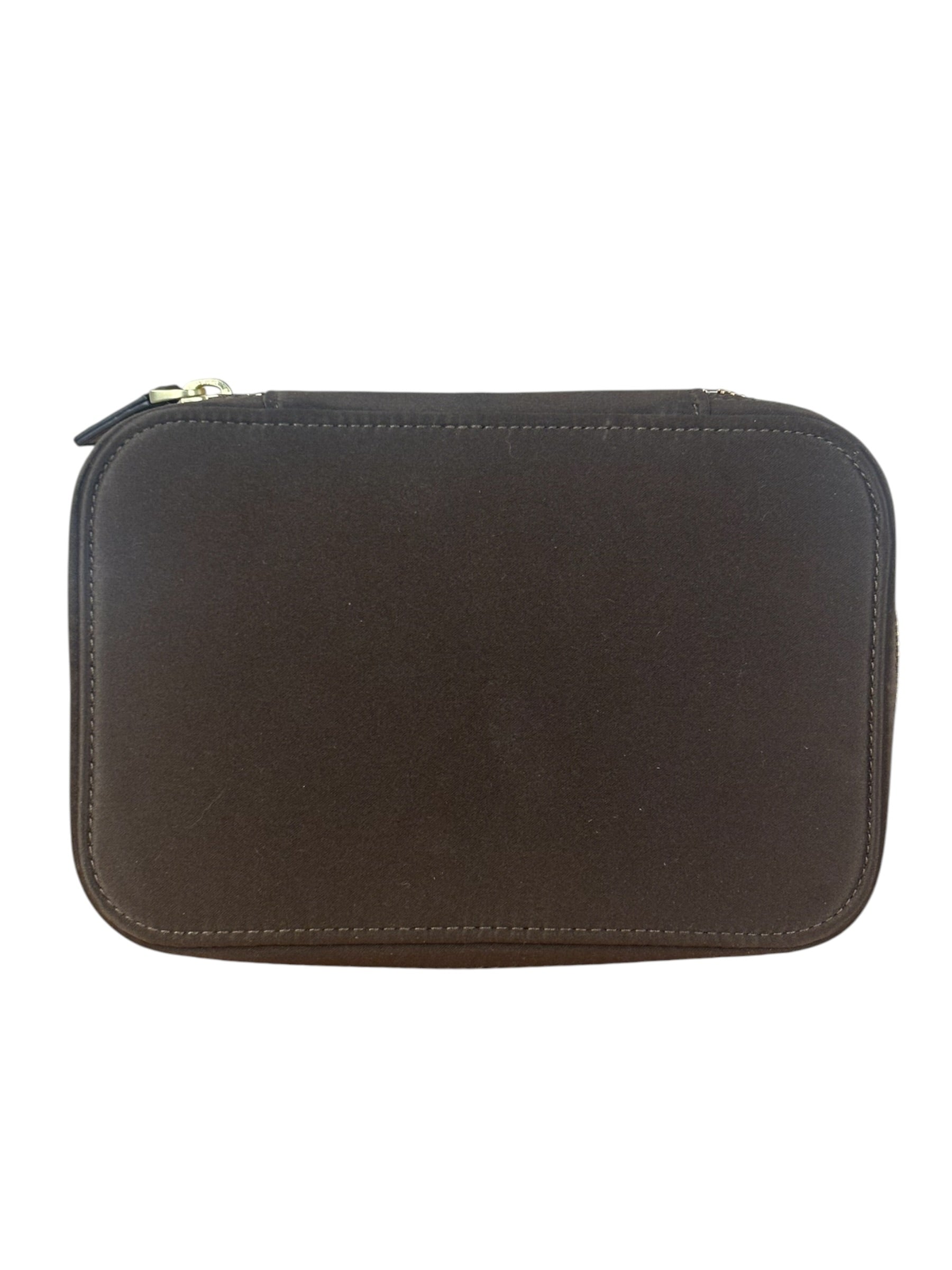 Tom Ford  Brown Suede Cosmetic Bag