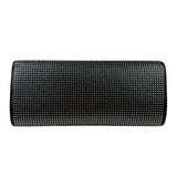 Yves Saint Laurent Black Calfskin Studded Lutetia Flap Clutch