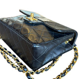 Chanel Black Leather Classic Mini Flap Bag ‘94-‘96