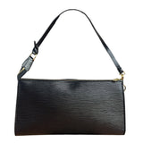 Louis Vuitton Black Epi Pochette