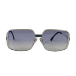 YSL Silver Square Frame Sunglasses