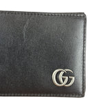 Gucci Black Leather Marmont Boarded Plutone Wallet