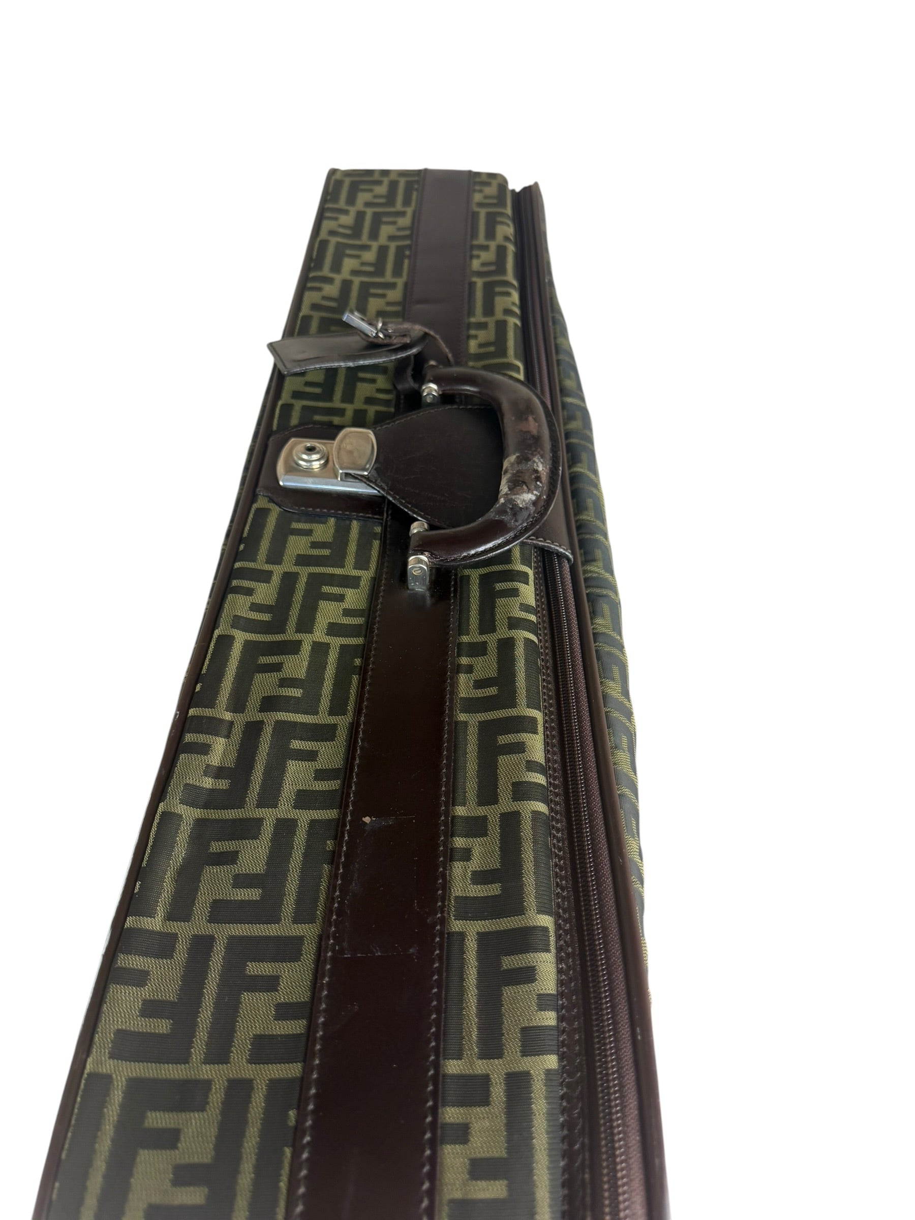 Fendi FF Canvas Suitcase
