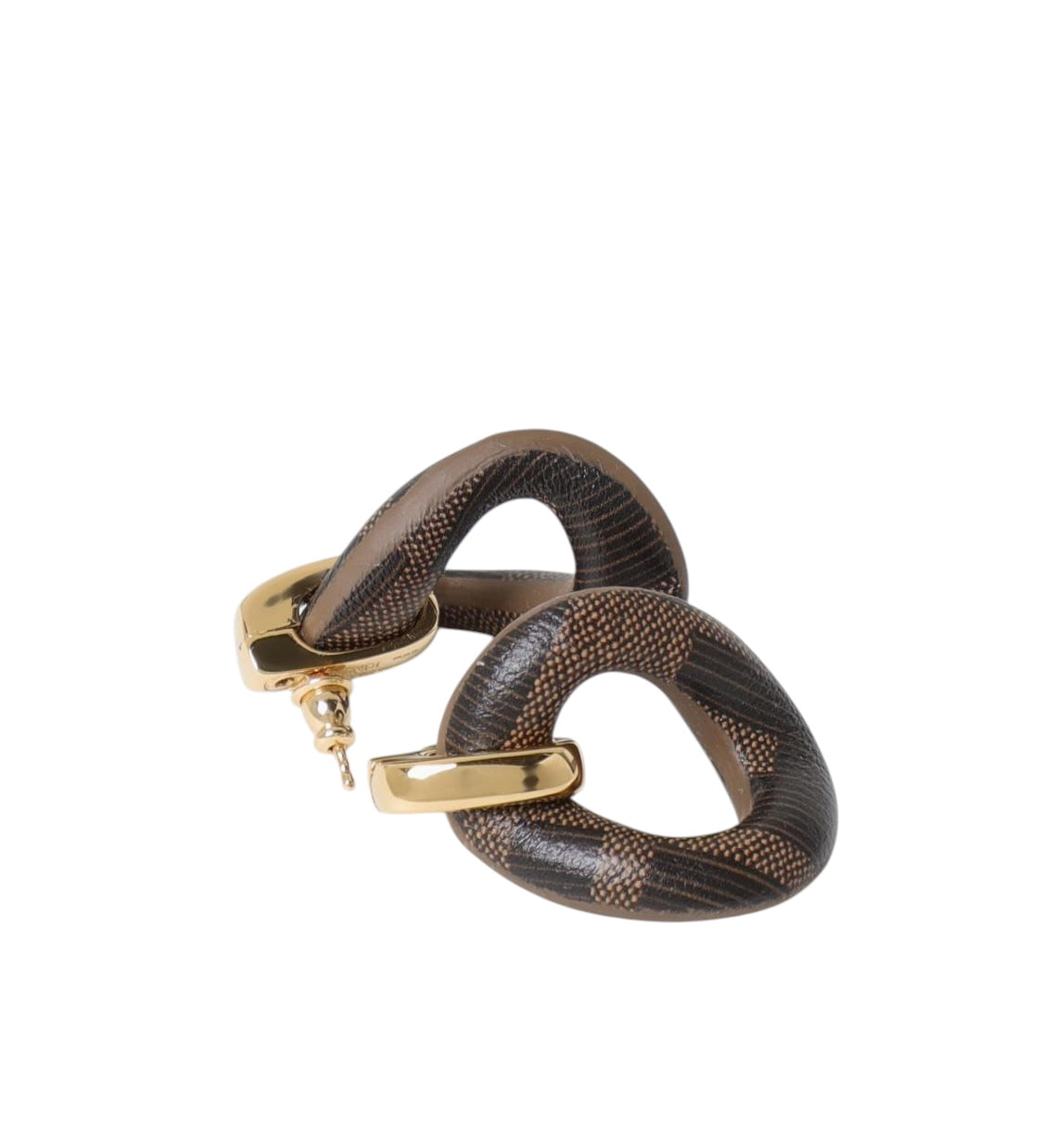 Fendi FF Filo Resin Earrings