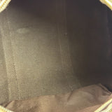 Gucci Beige/White Leather Trim GG Joy Boston Bag