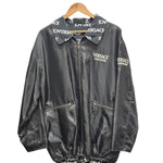 Vintage Versace Jeans Couture Black Polyester Reversible Jacket