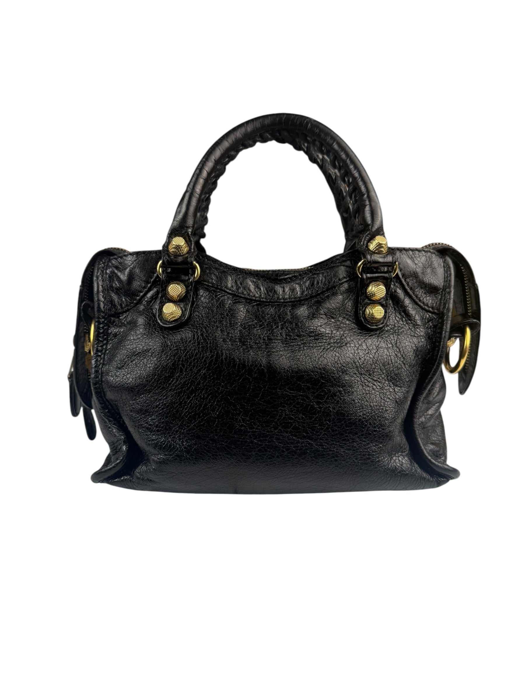 Balenciaga Black Calfskin Mini Le City Bag
