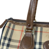 Burberry Vintage House Check Boston Bag