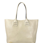 Brunello Cucinelli Cream Leather Tote