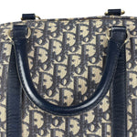 Christian Dior Vintage Navy Blue Trotter Boston Bag