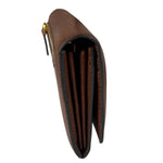 Tom Ford Brown Leather Flap Bi-Fold Wallet