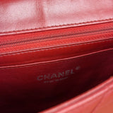Chanel Red Quilted Leather Classic Mini Flap Bag 2012