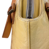 Louis Vuitton Yellow Vernis Houston Tote MM