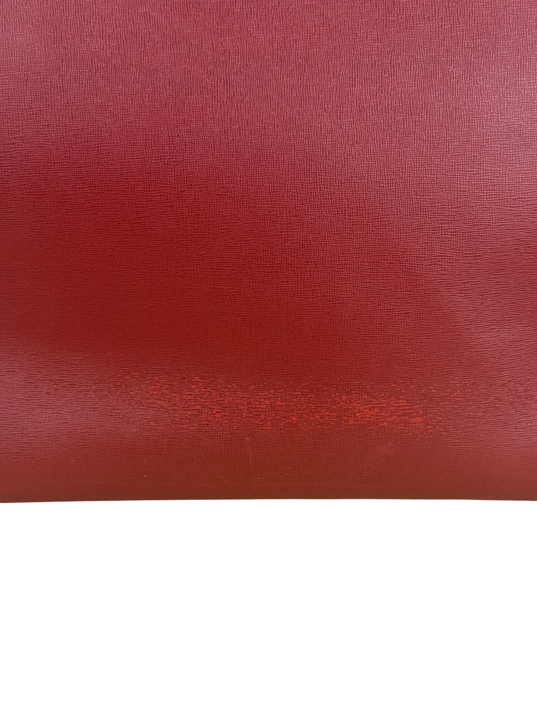 Fendi Red Leather 2Jours Handbag (Deterioration)