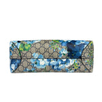 Gucci Blue/Beige GG Supreme Blooms Reversible Tote