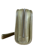 YSL Vintage Grey Leather Travel Pouch