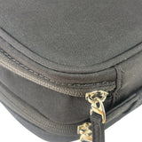 Prada Beauty Black Canvas Travel Cosmetic Pouch