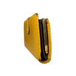 Louis Vuitton Epi Kiss Lock Wallet Yellow
