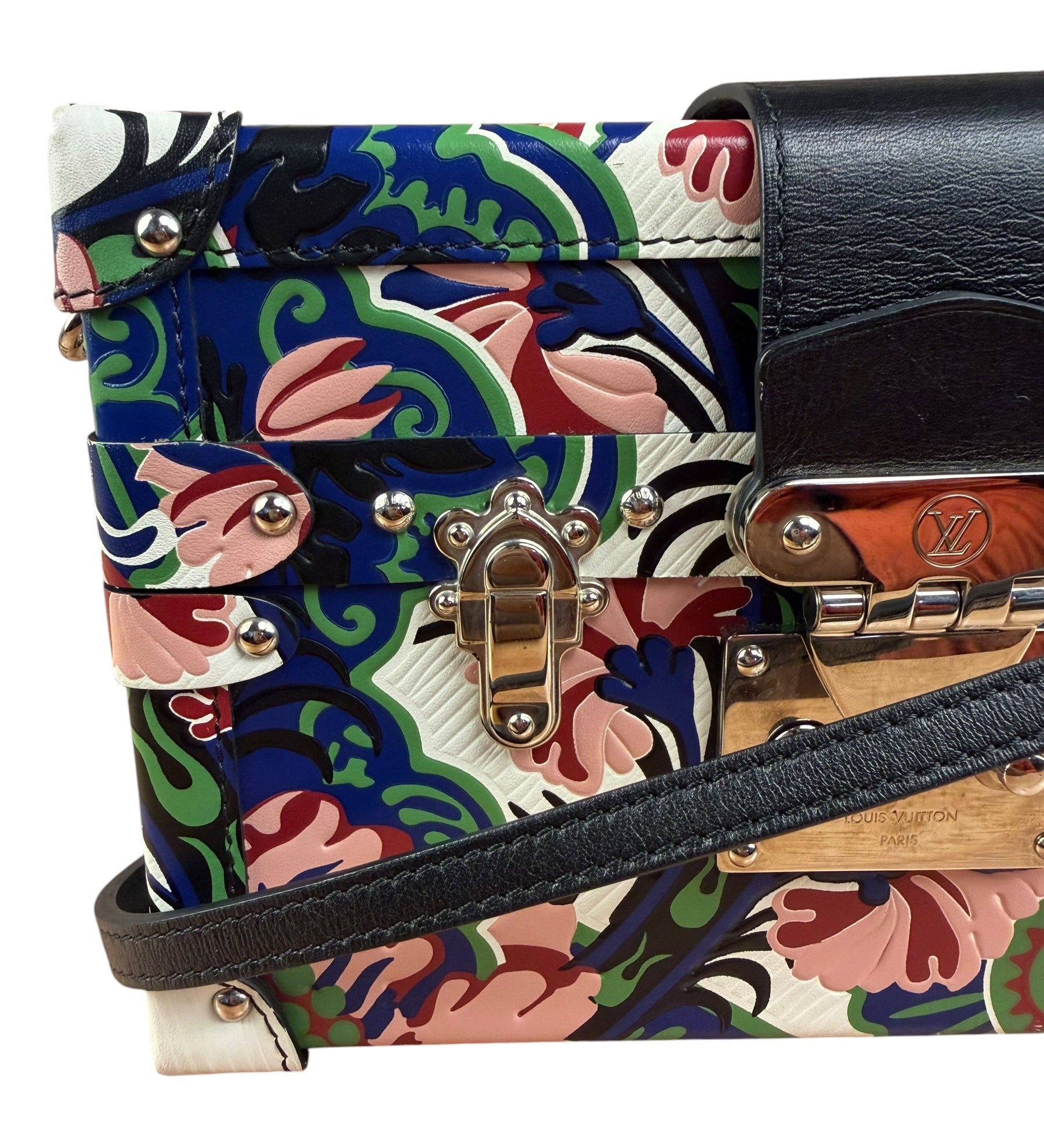 Louis Vuitton Multi-Color Leather Petite Malle Vanity Case
