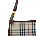 Burberry Vintage House Check Canvas/Leather Shoulder Bag