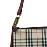 Burberry Vintage House Check Canvas/Leather Shoulder Bag